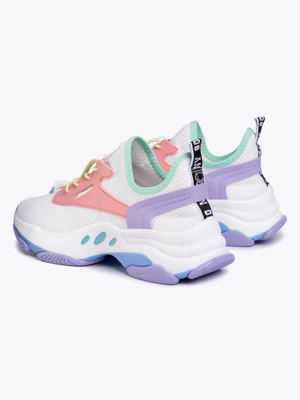 Steve Madden Match Sneaker White/ Pink