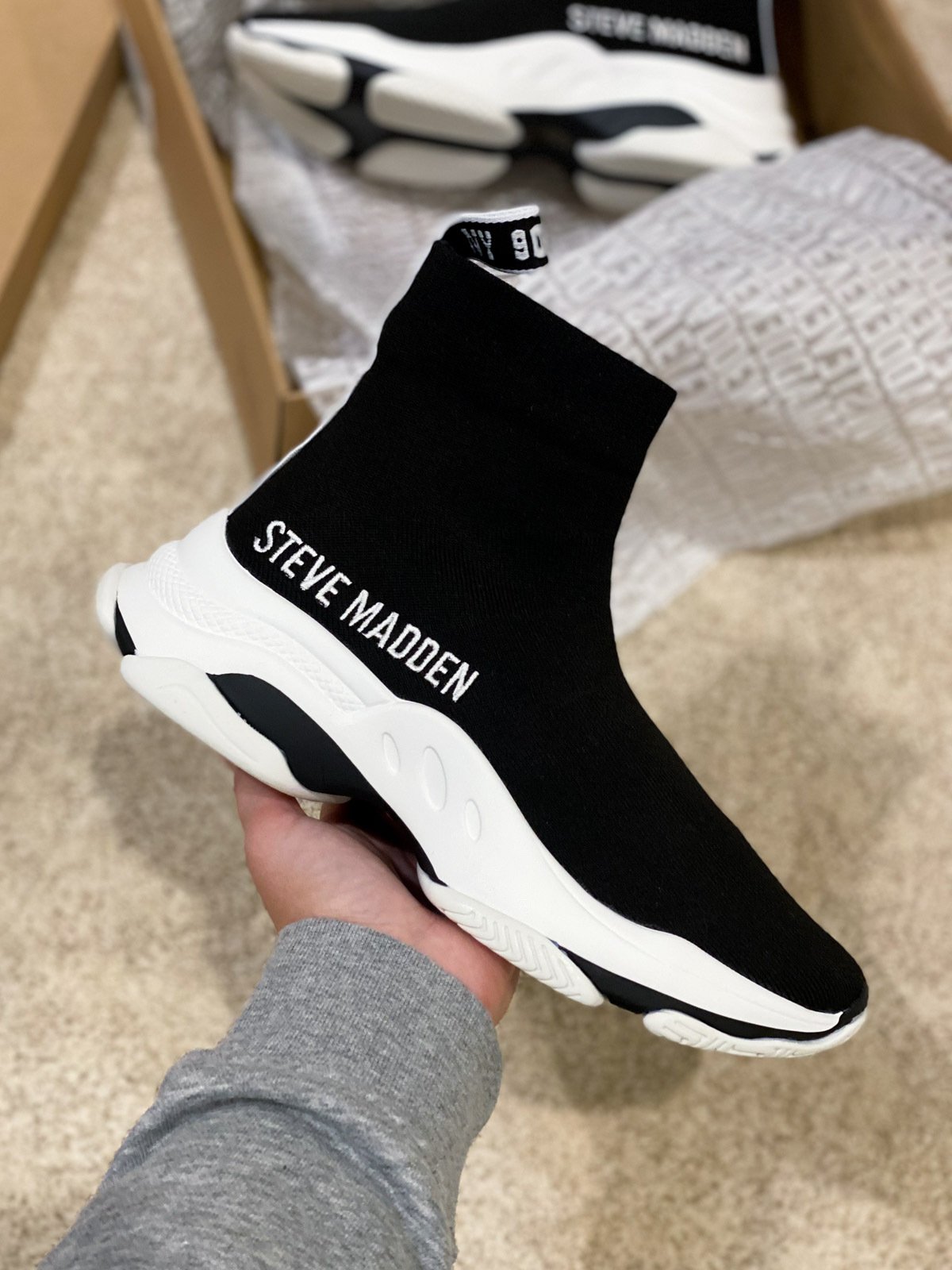 Steve Madden Master Svart