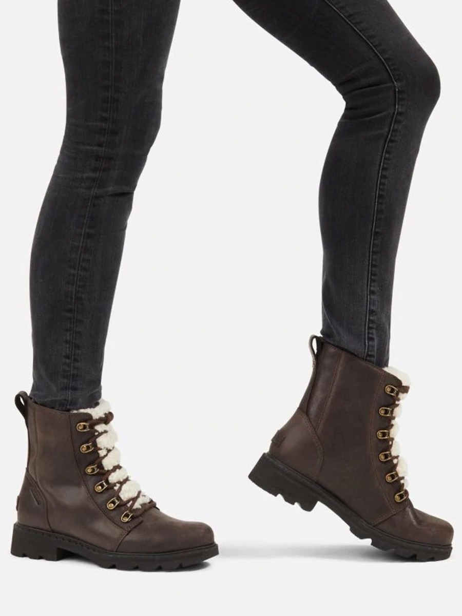 Sorel Lennox Lace Cozy Blackened Brown