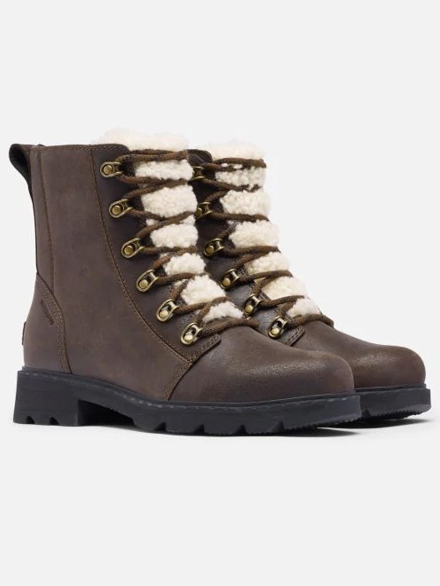 Sorel Lennox Lace Cozy Blackened Brown