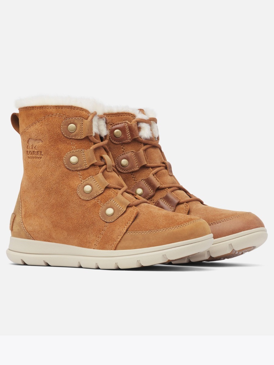 Sorel Explorer Joan Camel Brown/ Ancient Fossil