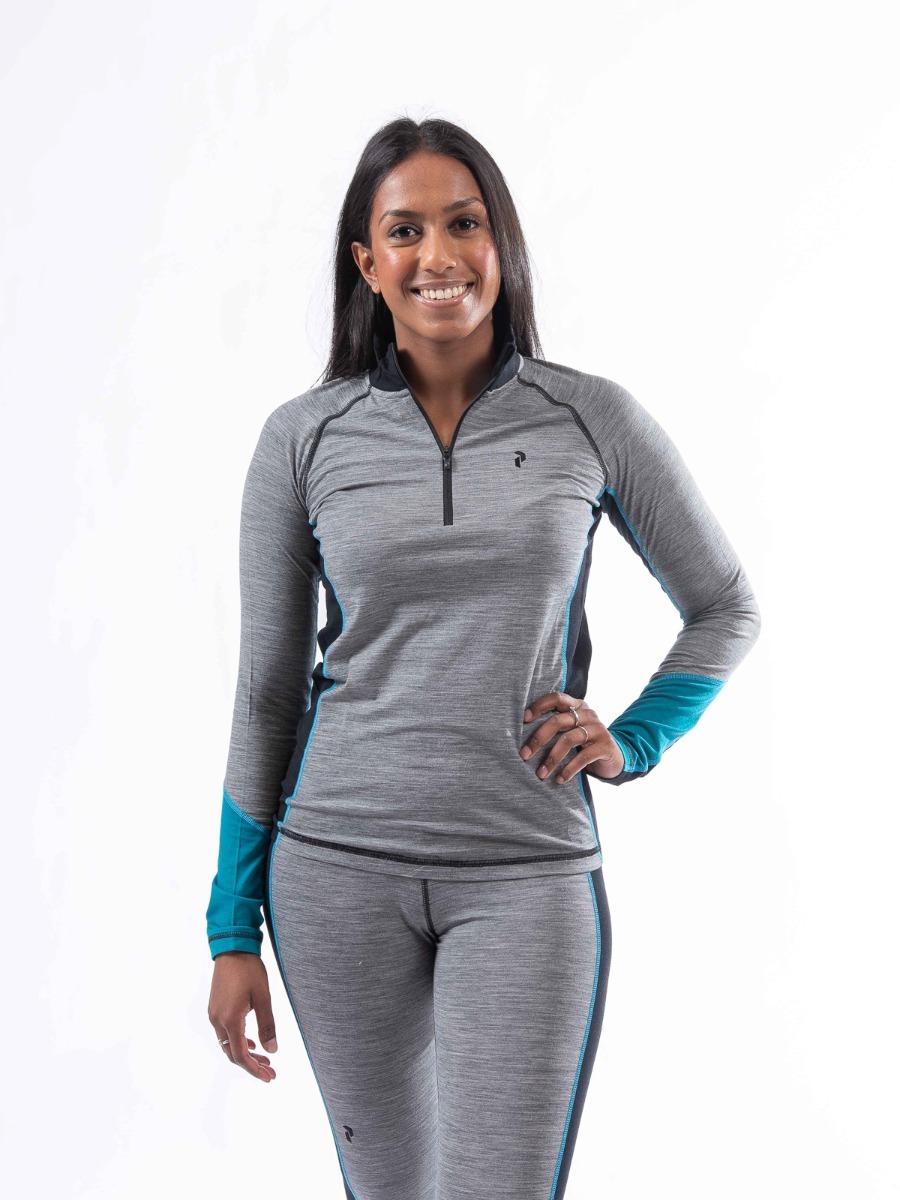 Peak Performance Magis Half Zip Grey melange
