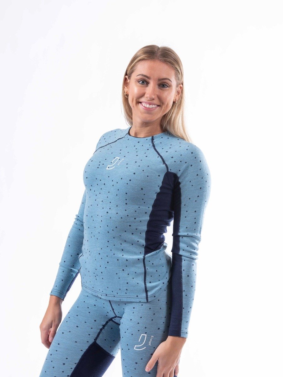 Johaug Maven Wool Long Sleeve Ablue