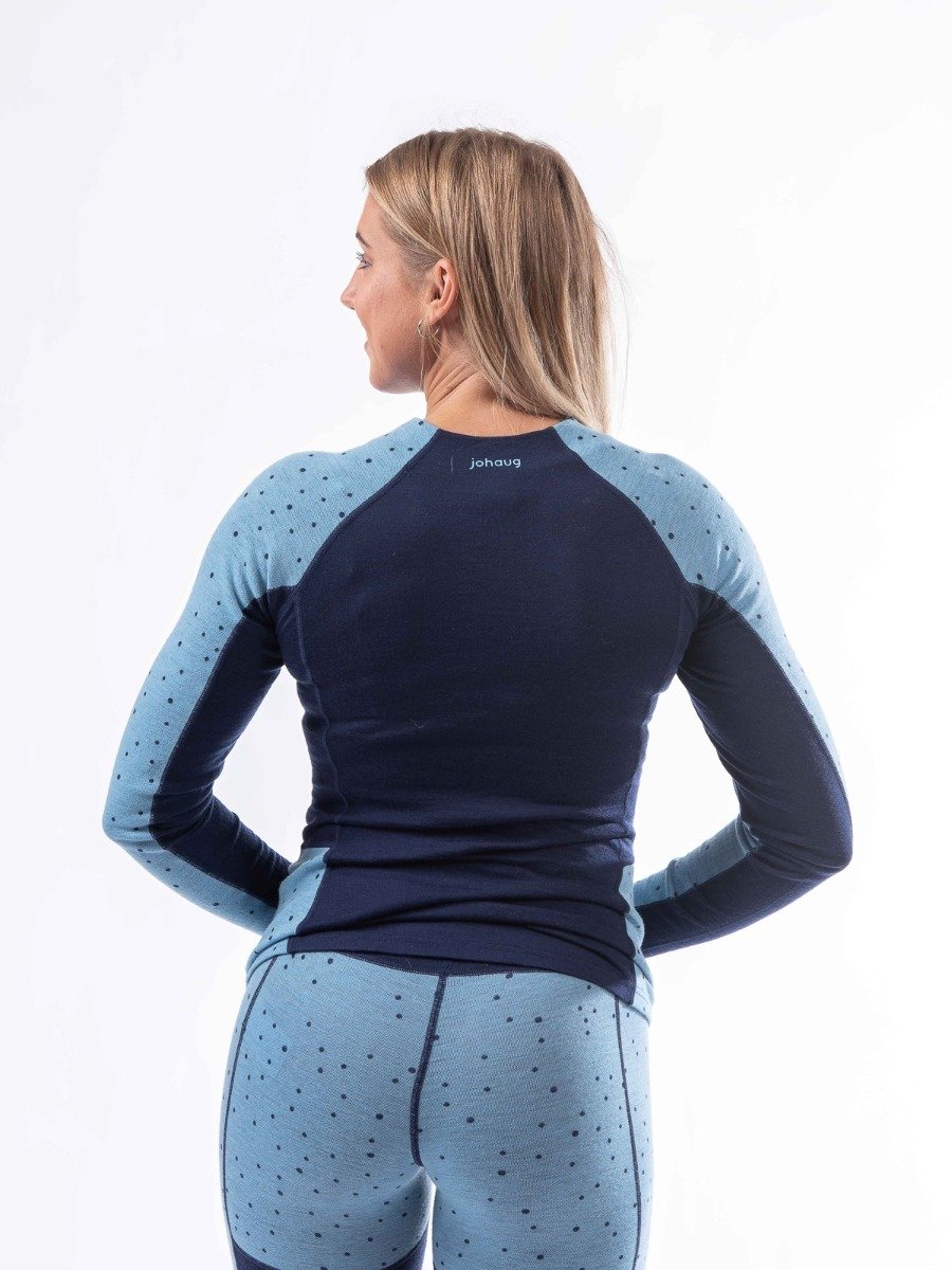 Johaug Maven Wool Long Sleeve Ablue