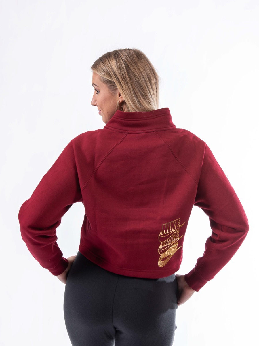 Nike Funnel 1/2 ZIP BB Shine Team red