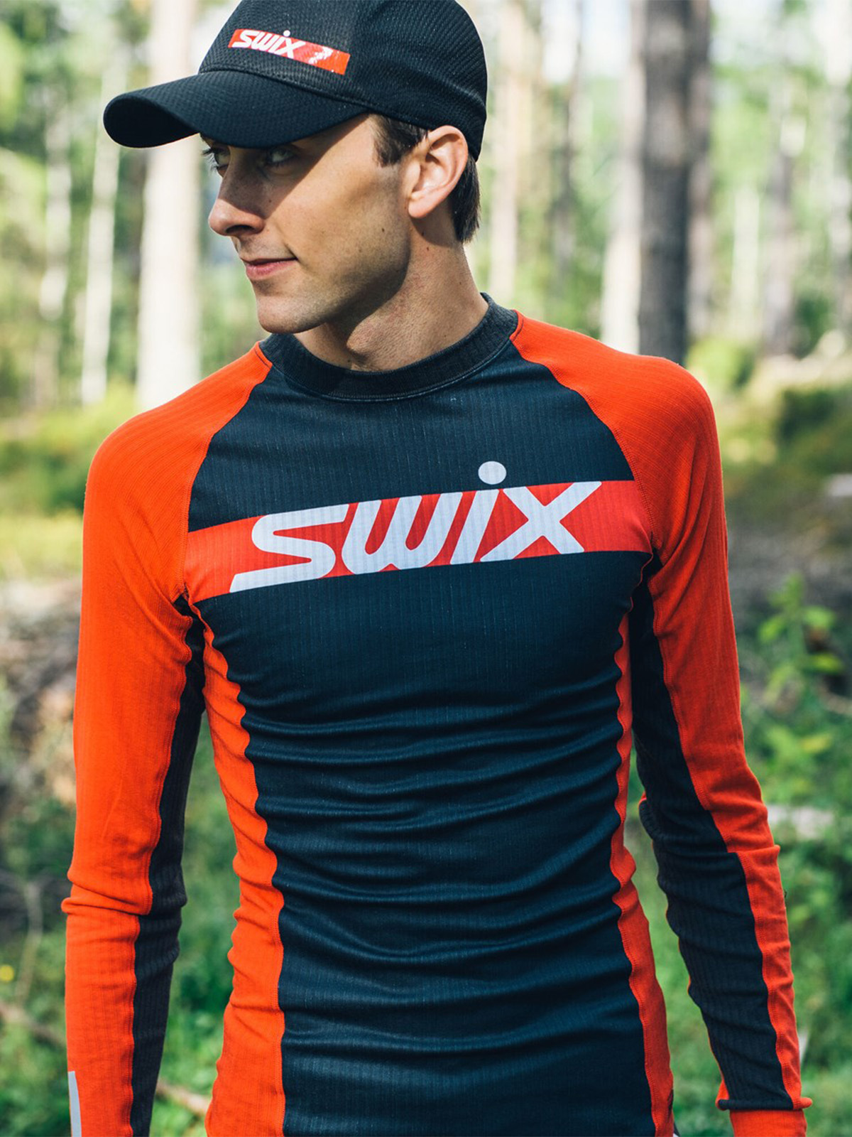 Swix RaceX Carbon Long Sleeve Men Fiery red