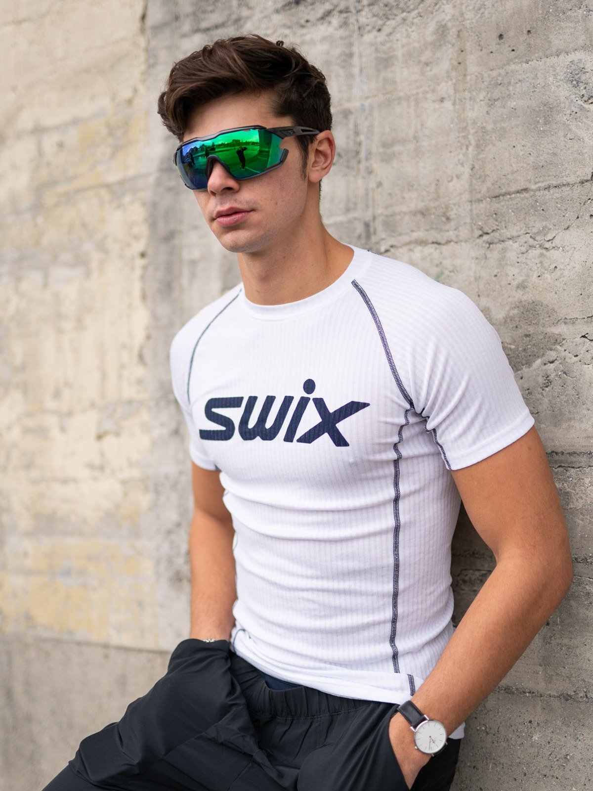 Swix Racex Bodywear Short Sleeve Men Bright white