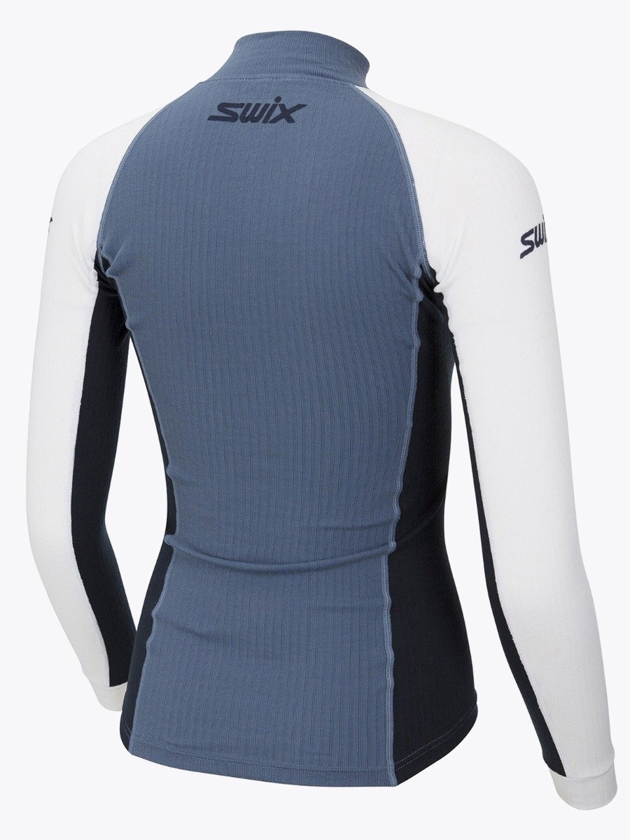 Swix RaceX Bodywear Half Zip Blue Sea