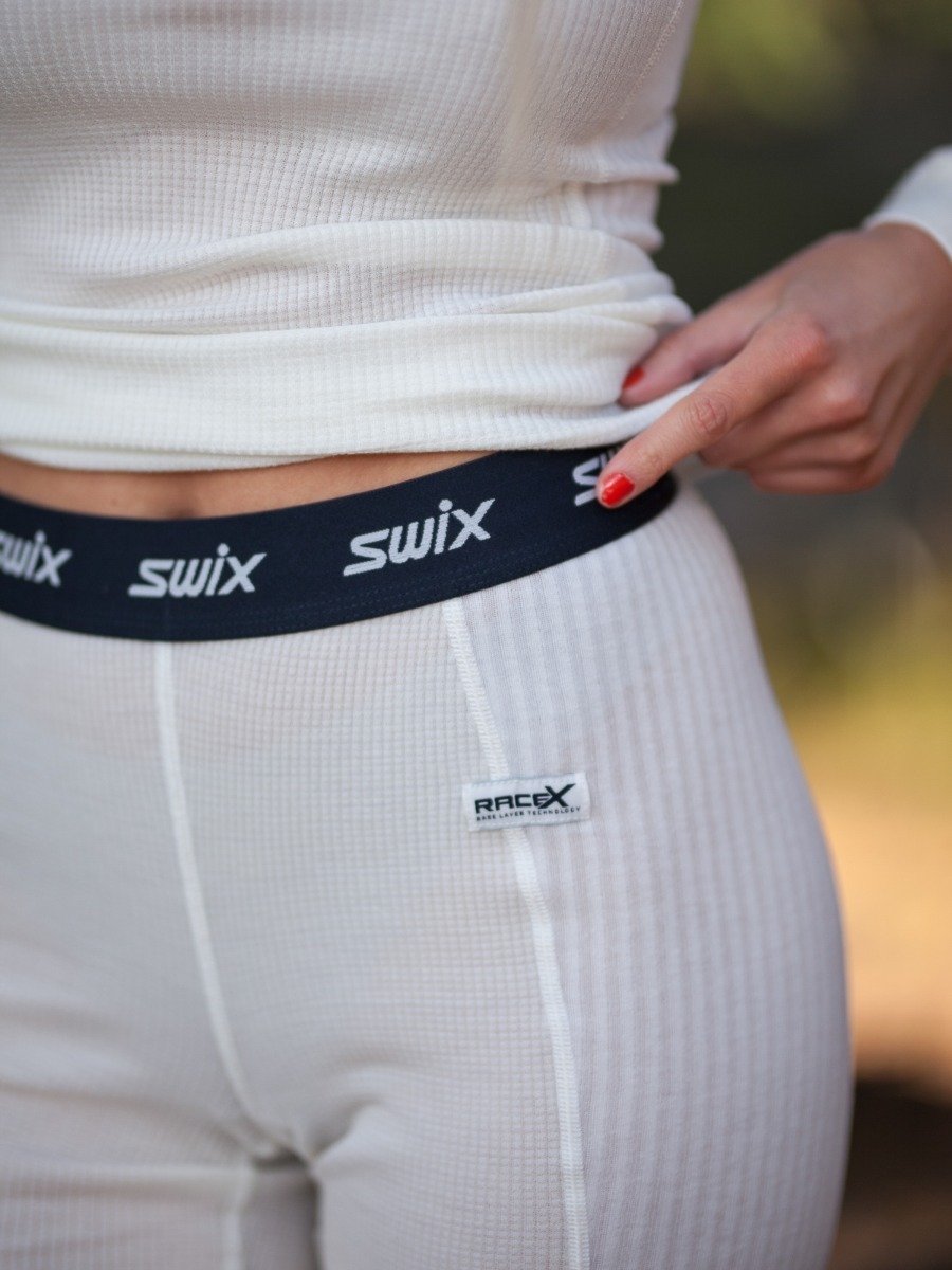 Swix RaceX Warm Bodywear Pants Snow white