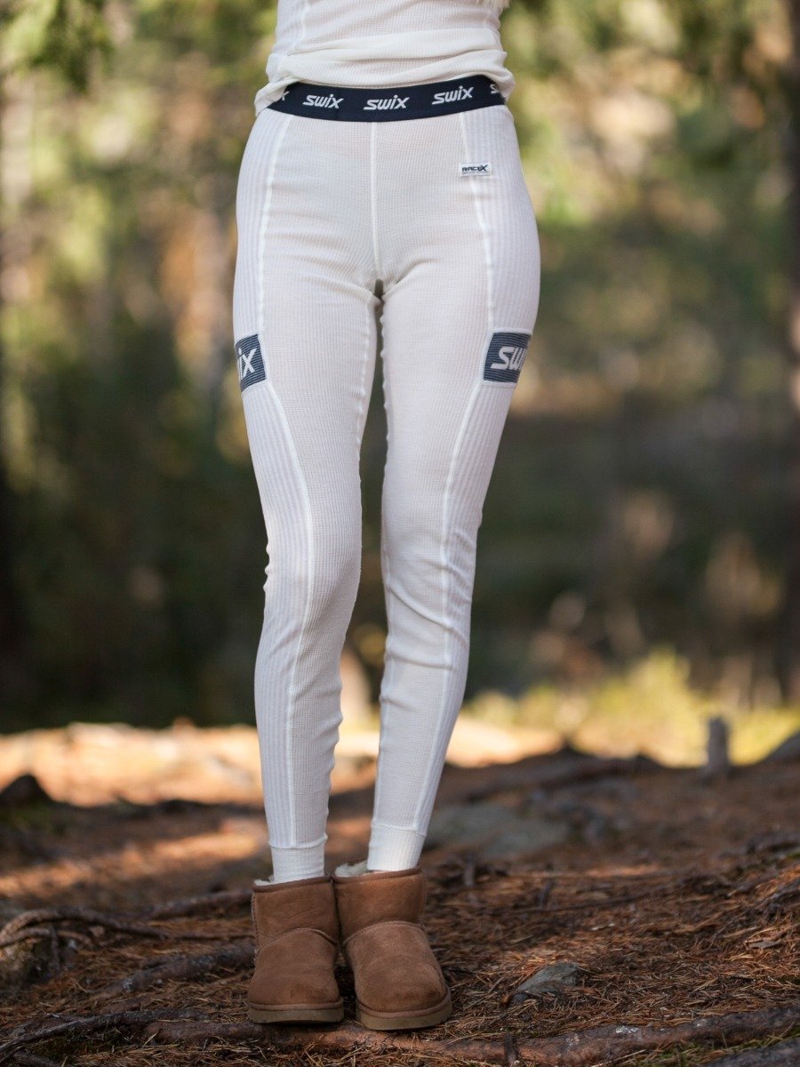 Swix RaceX Warm Bodywear Pants Snow white