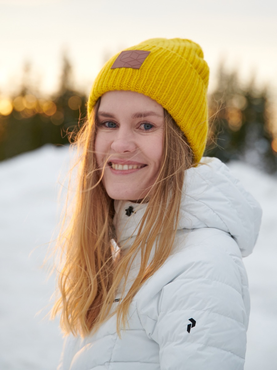 Twentyfour Mellow Rib Ull-Lue Gul