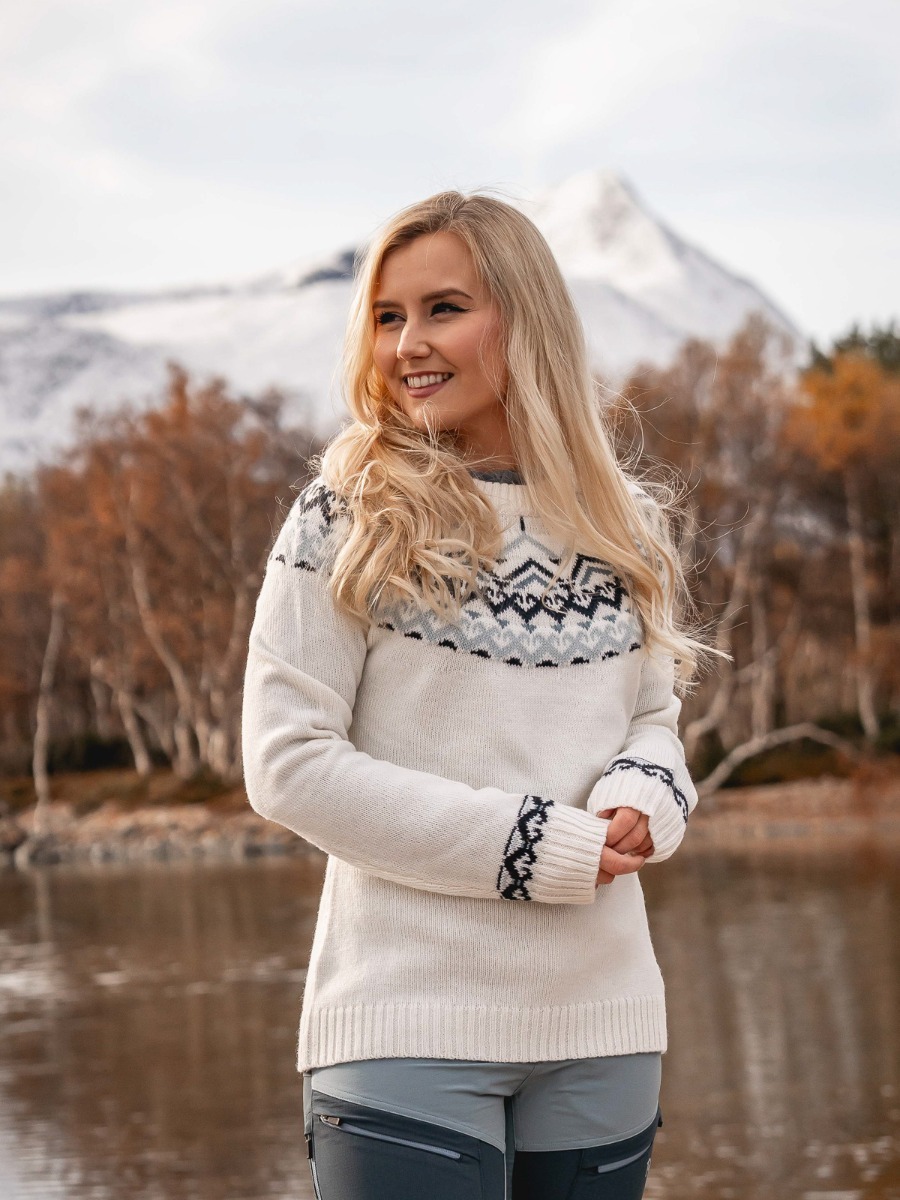 Twentyfour Finse Ullgenser Hvit