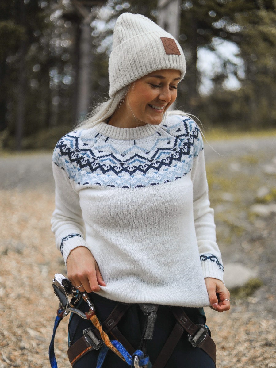 Twentyfour Finse Ullgenser Hvit