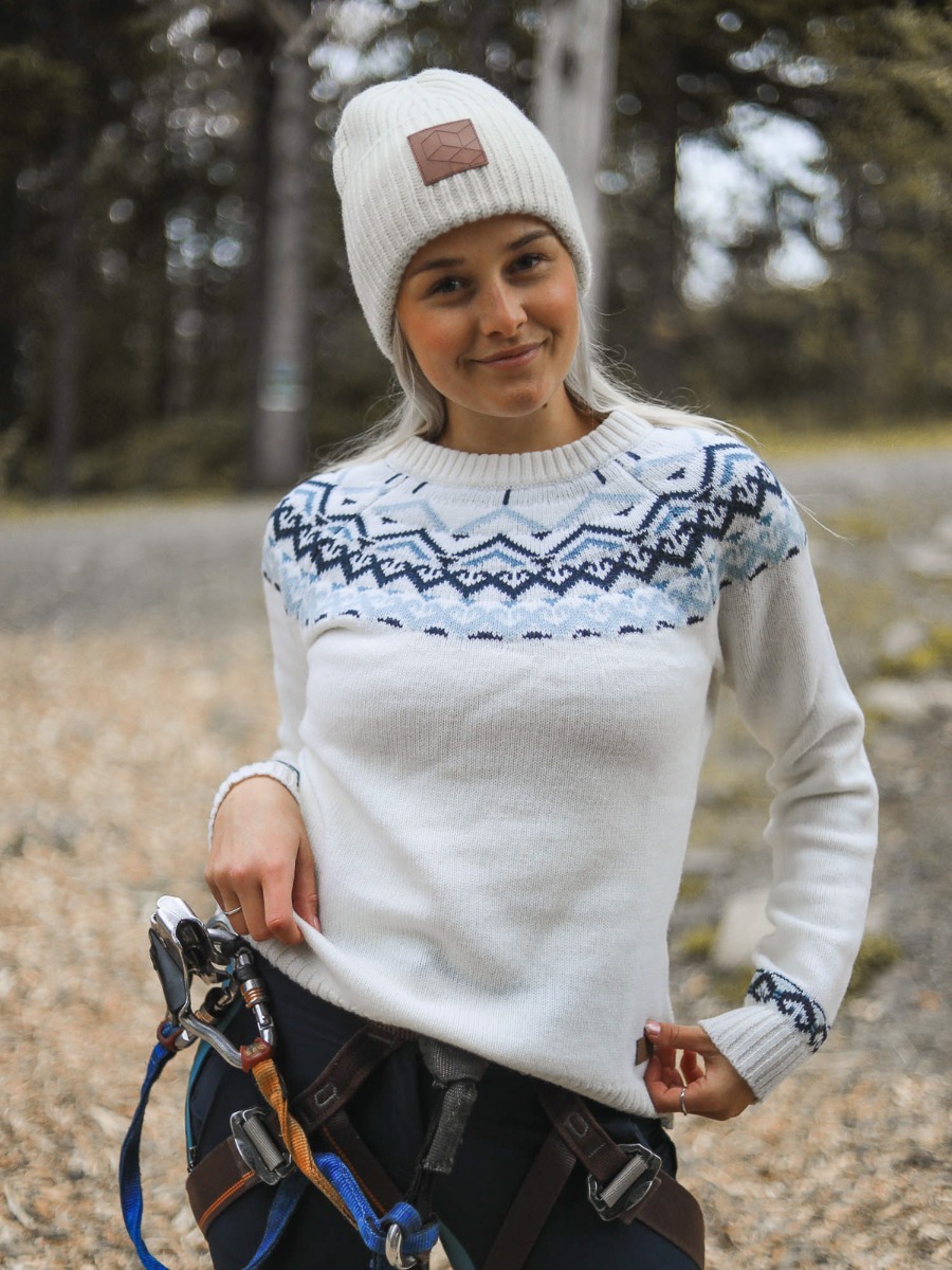 Twentyfour Finse Ullgenser Hvit