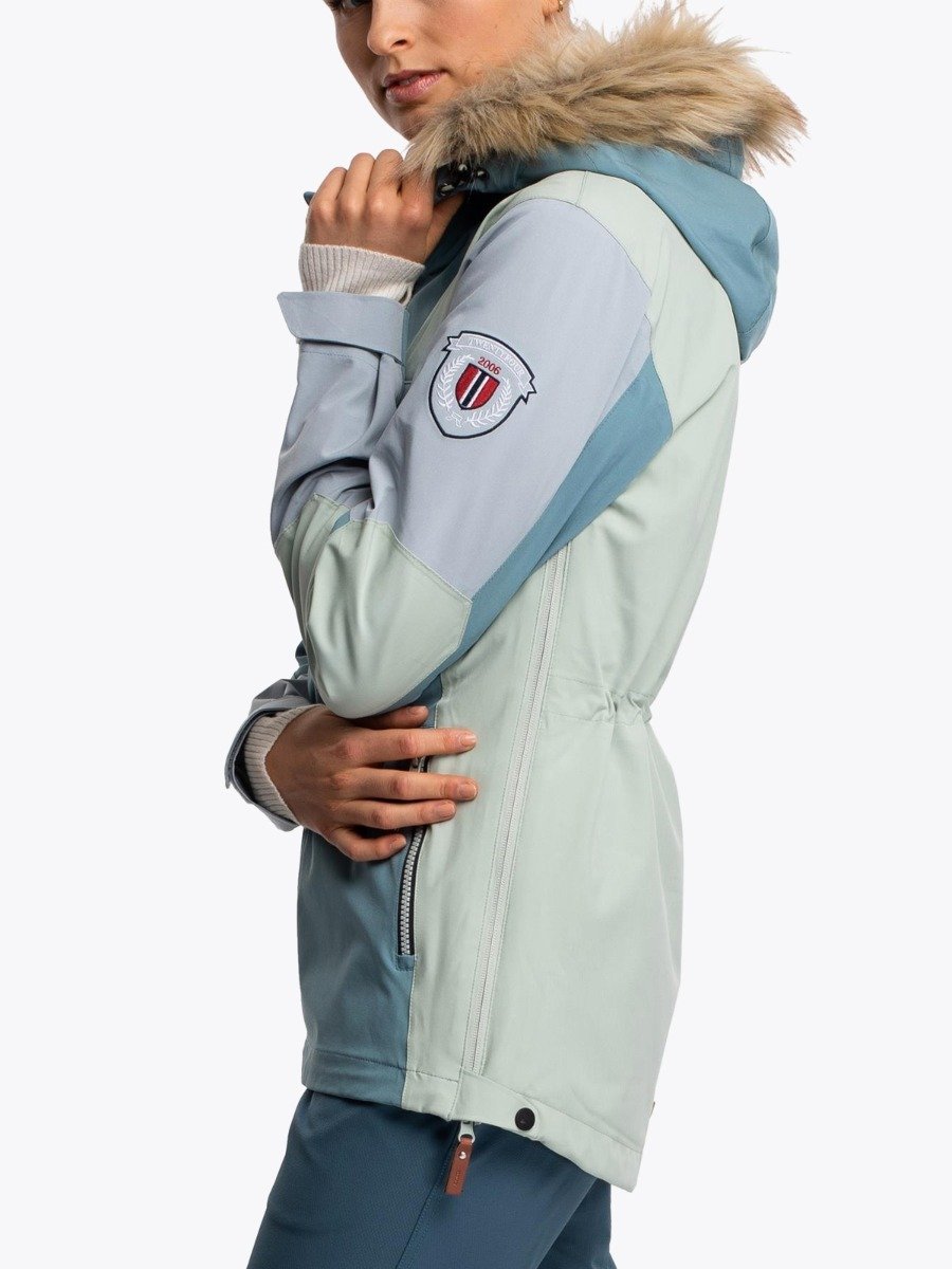 Twentyfour Finse 2-lags Anorakk Lys sjøgrønn