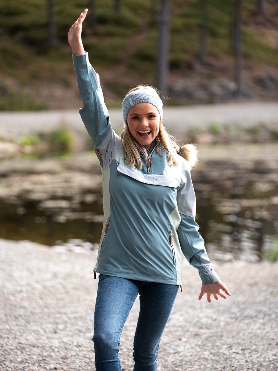 Twentyfour Finse 2-lags Anorakk Lys sjøgrønn