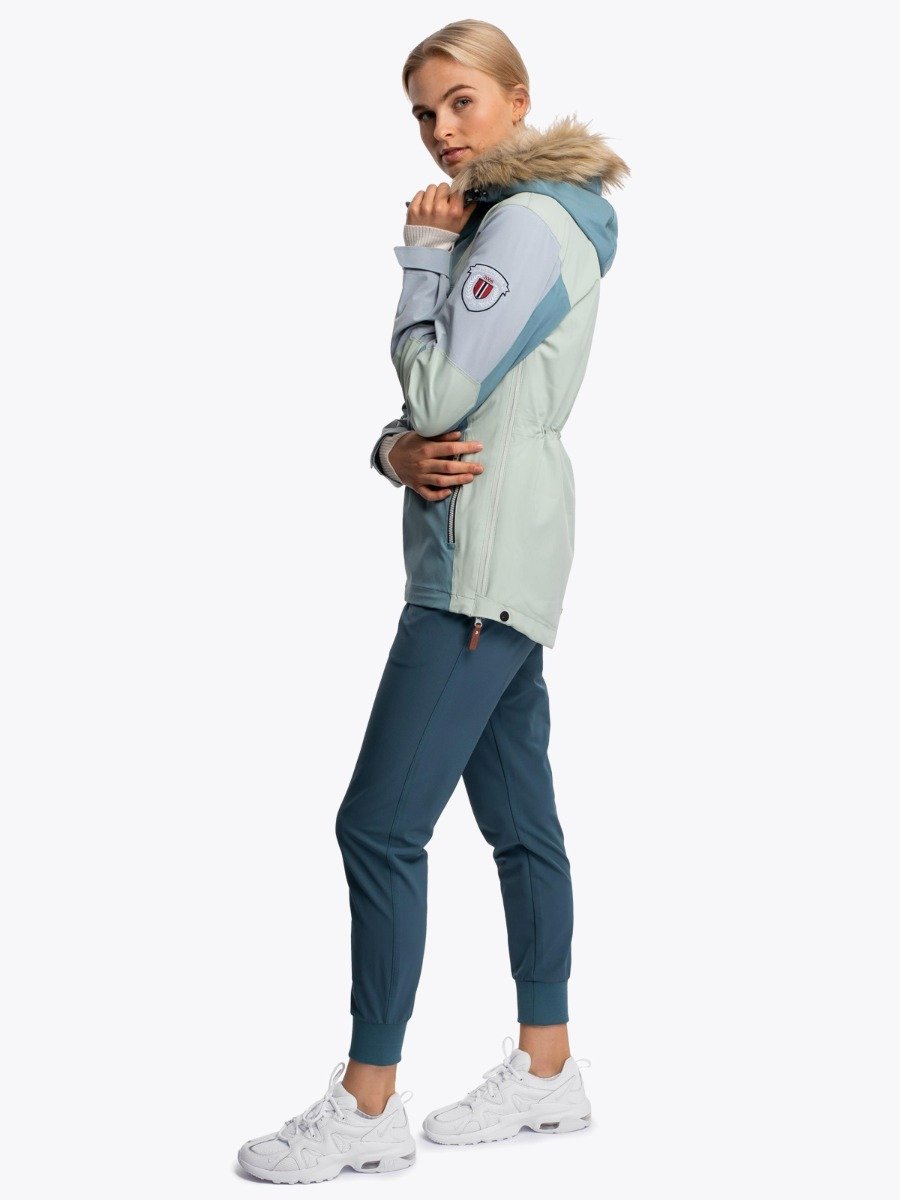 Twentyfour Finse 2-lags Anorakk Lys sjøgrønn