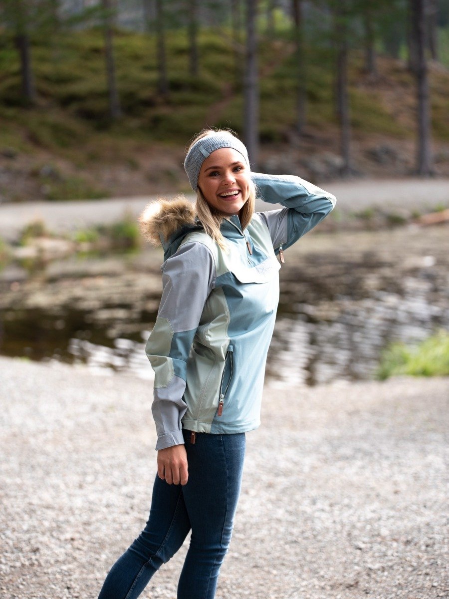 Twentyfour Finse 2-lags Anorakk Lys sjøgrønn