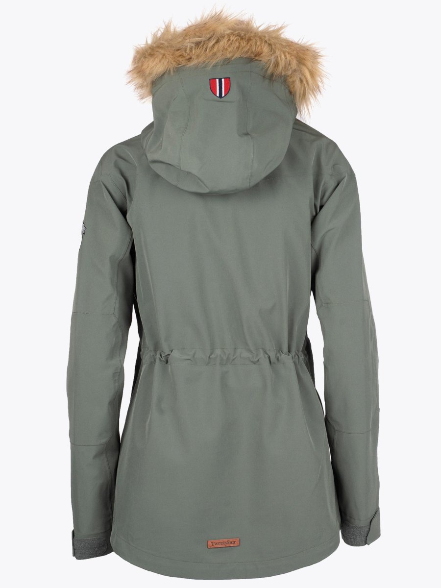 Twentyfour Finse 2-lags Jakke Mattgrønn