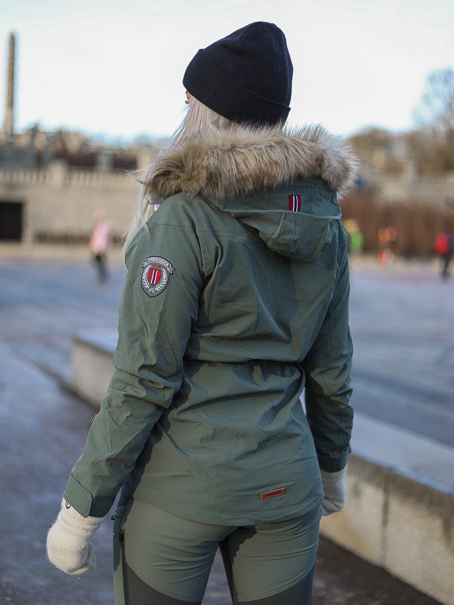 Twentyfour Finse 2-lags Jakke Mattgrønn