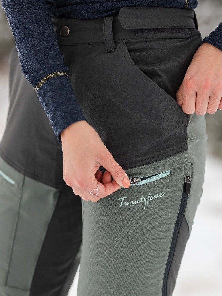 Twentyfour Flåm Trekking Bukse Mattgrønn