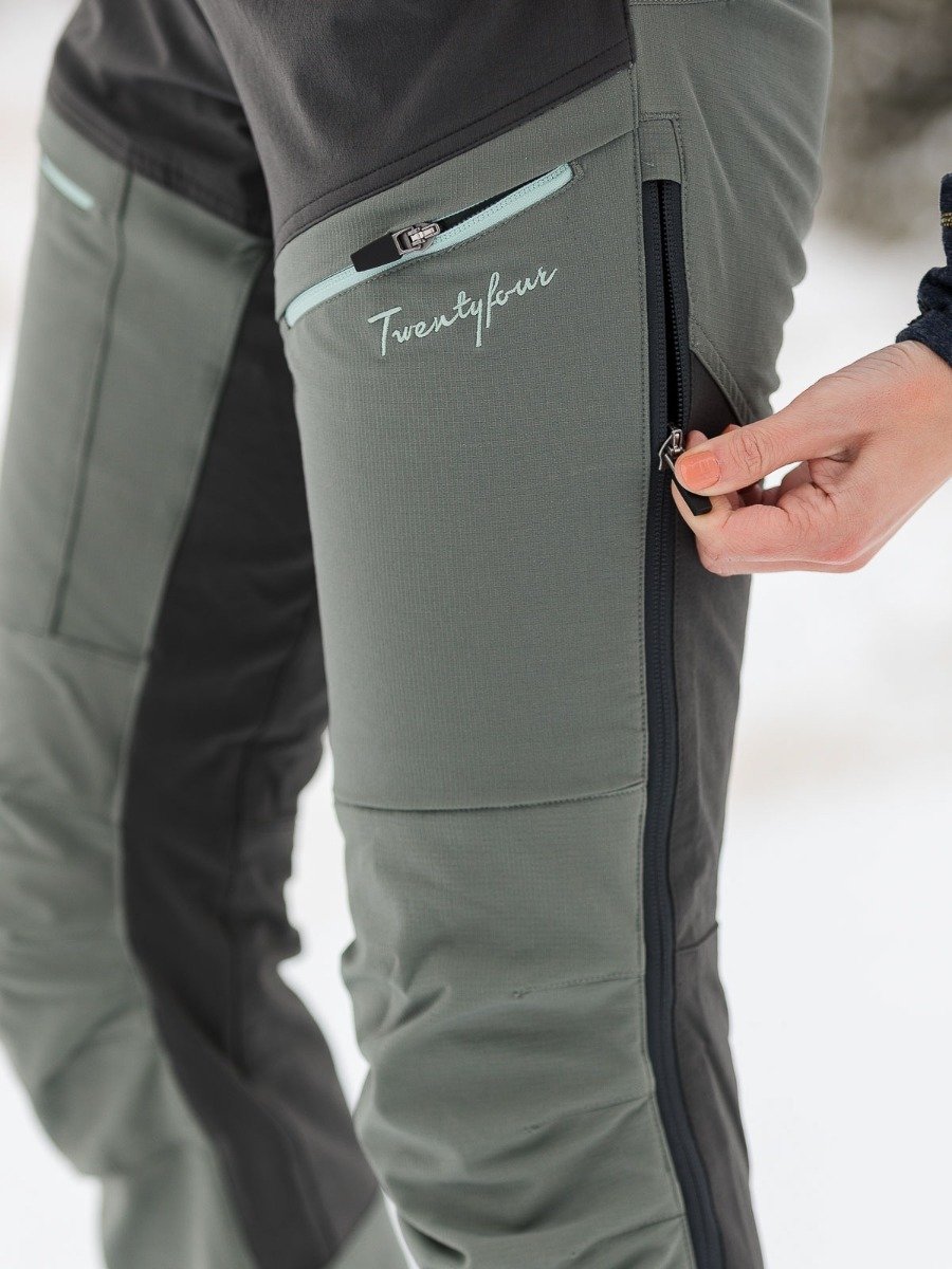 Twentyfour Flåm Trekking Bukse Mattgrønn
