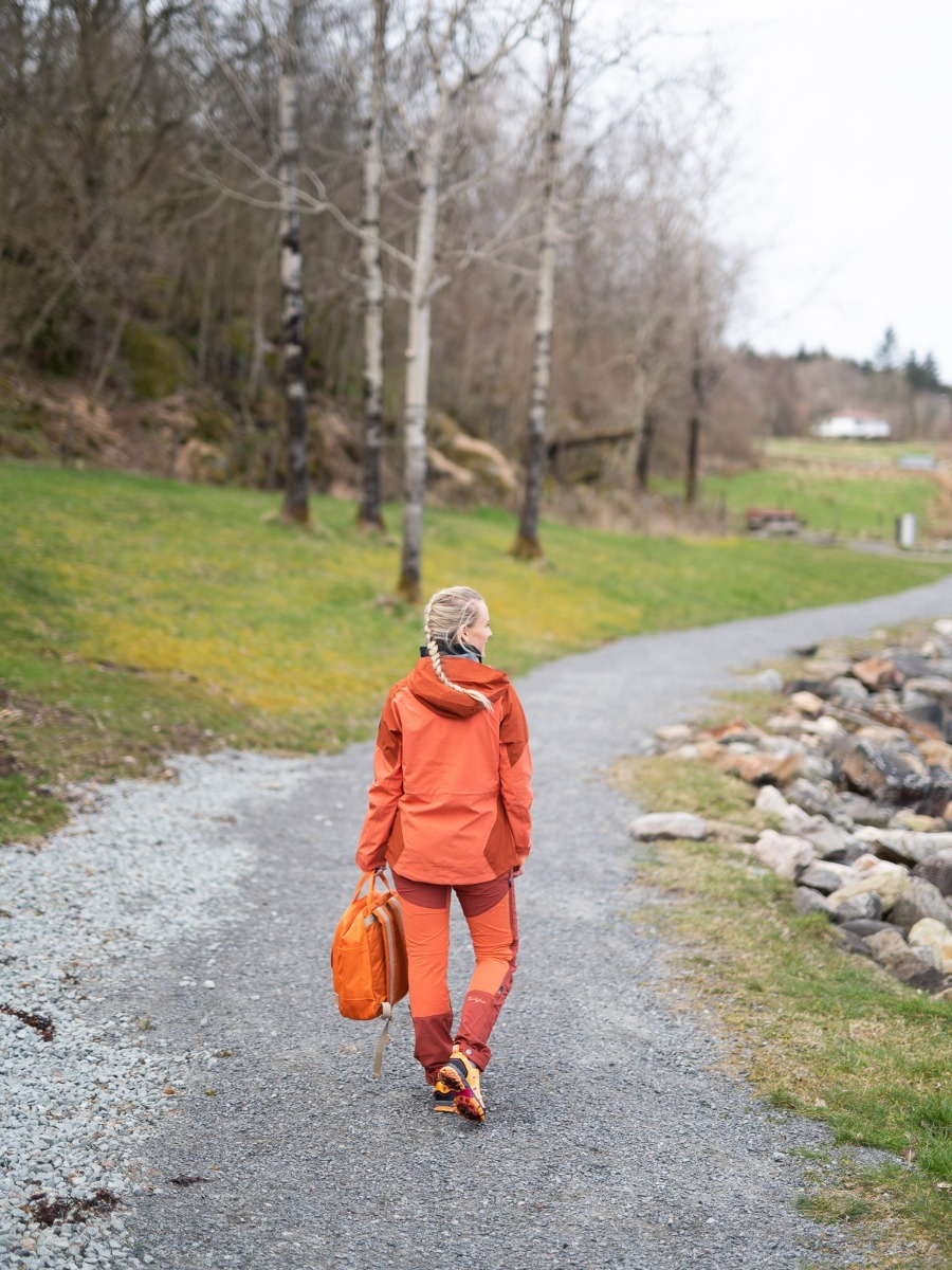Twentyfour Flåm Trekking Bukse Mørk tegl