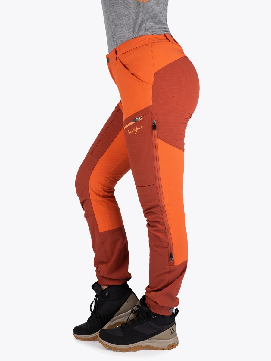 Twentyfour Flåm Trekking Bukse Mørk tegl