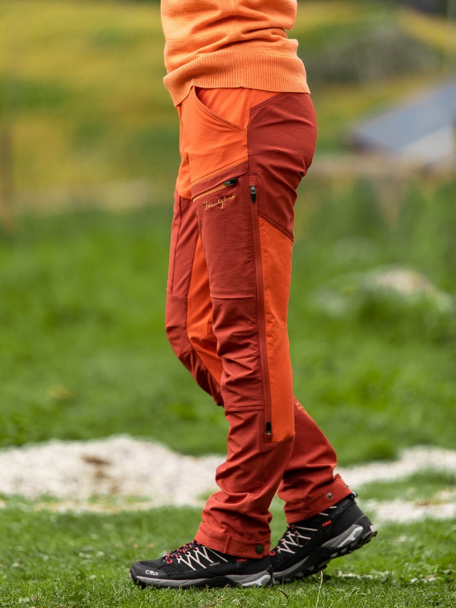 Twentyfour Flåm Trekking Bukse Mørk tegl