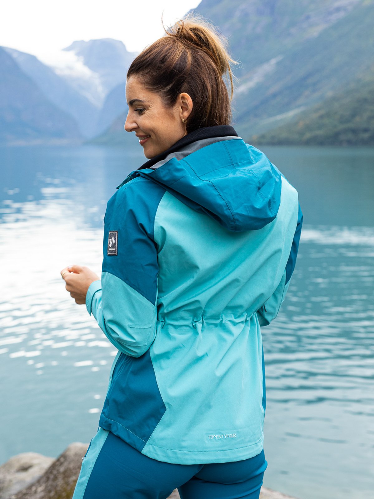 Twentyfour Flåm Stretch 2-Lags Jakke Porselen