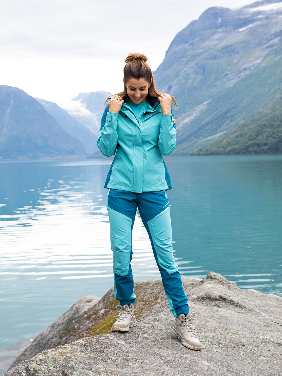 Twentyfour Flåm Stretch 2-Lags Jakke Porselen