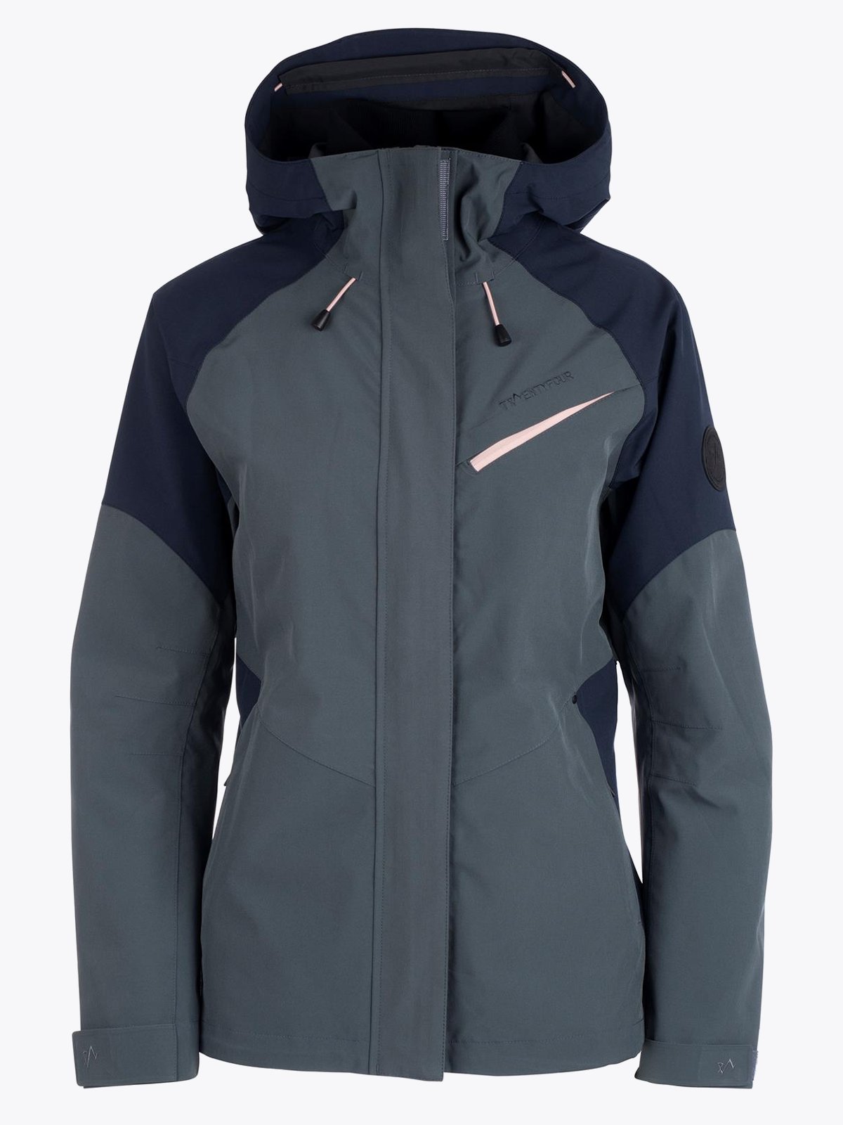 Twentyfour Flåm Stretch 2-Lags Jakke Skifergrå