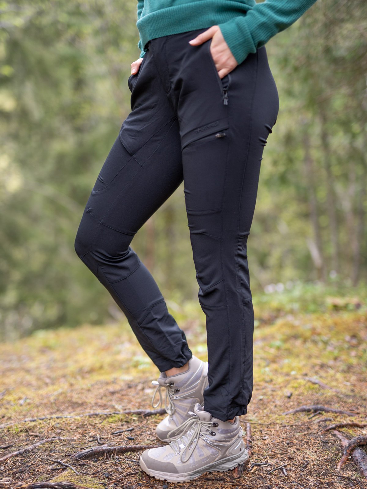 Twentyfour Flåm Light Softshell Bukse Skyggesort