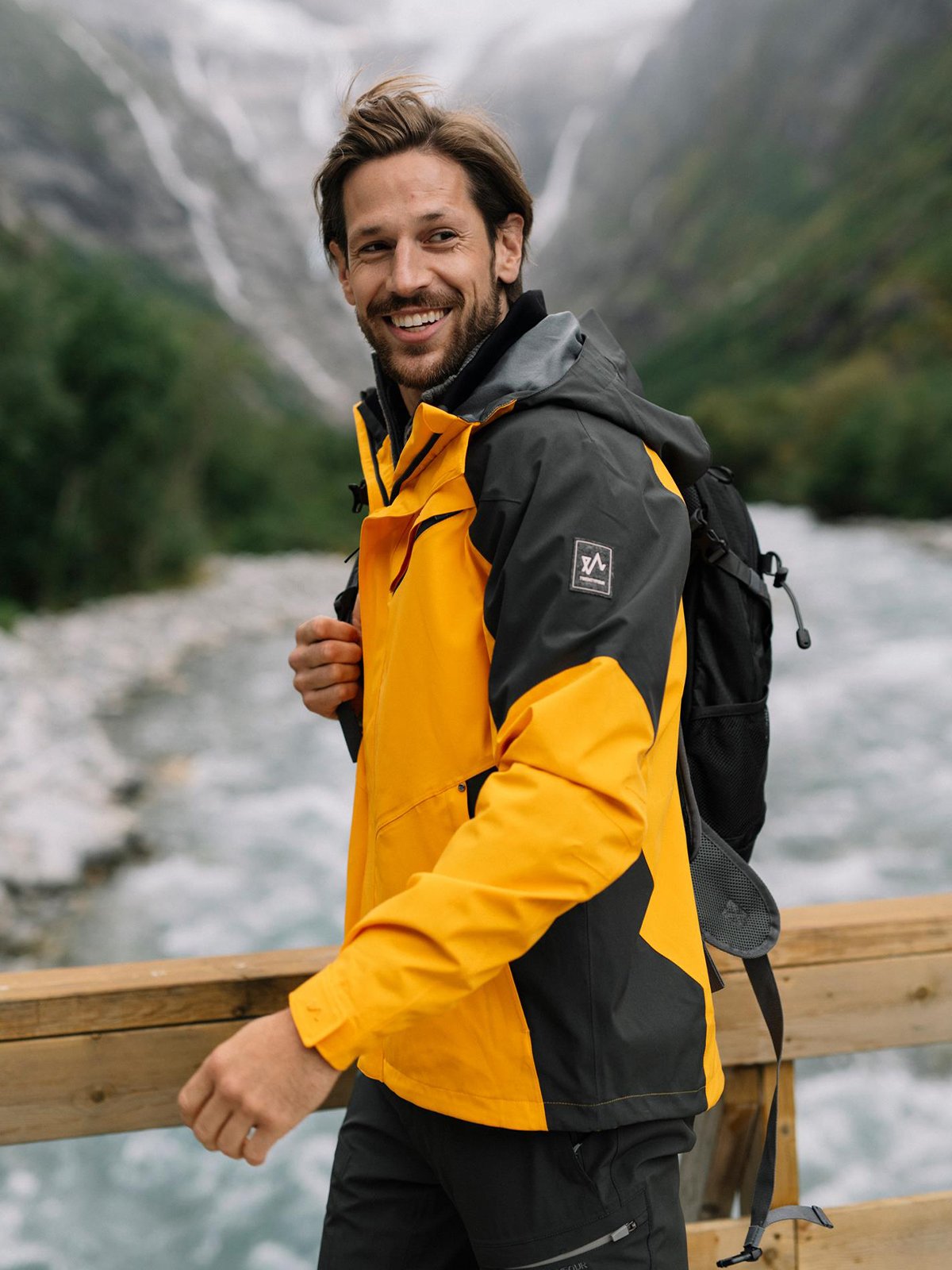 Twentyfour Flåm ST 2-Lags Jakke H Okergul