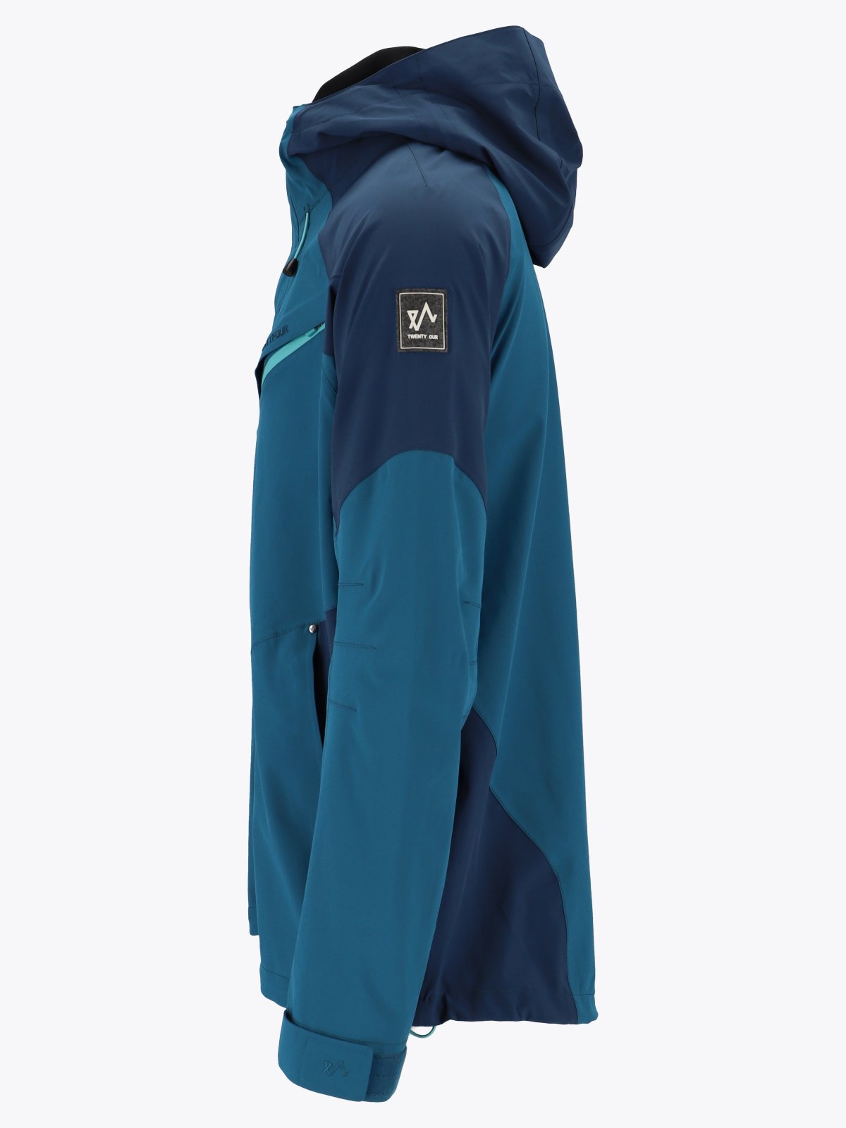 Twentyfour Flåm ST 2-Lags Jakke H Petrolblå