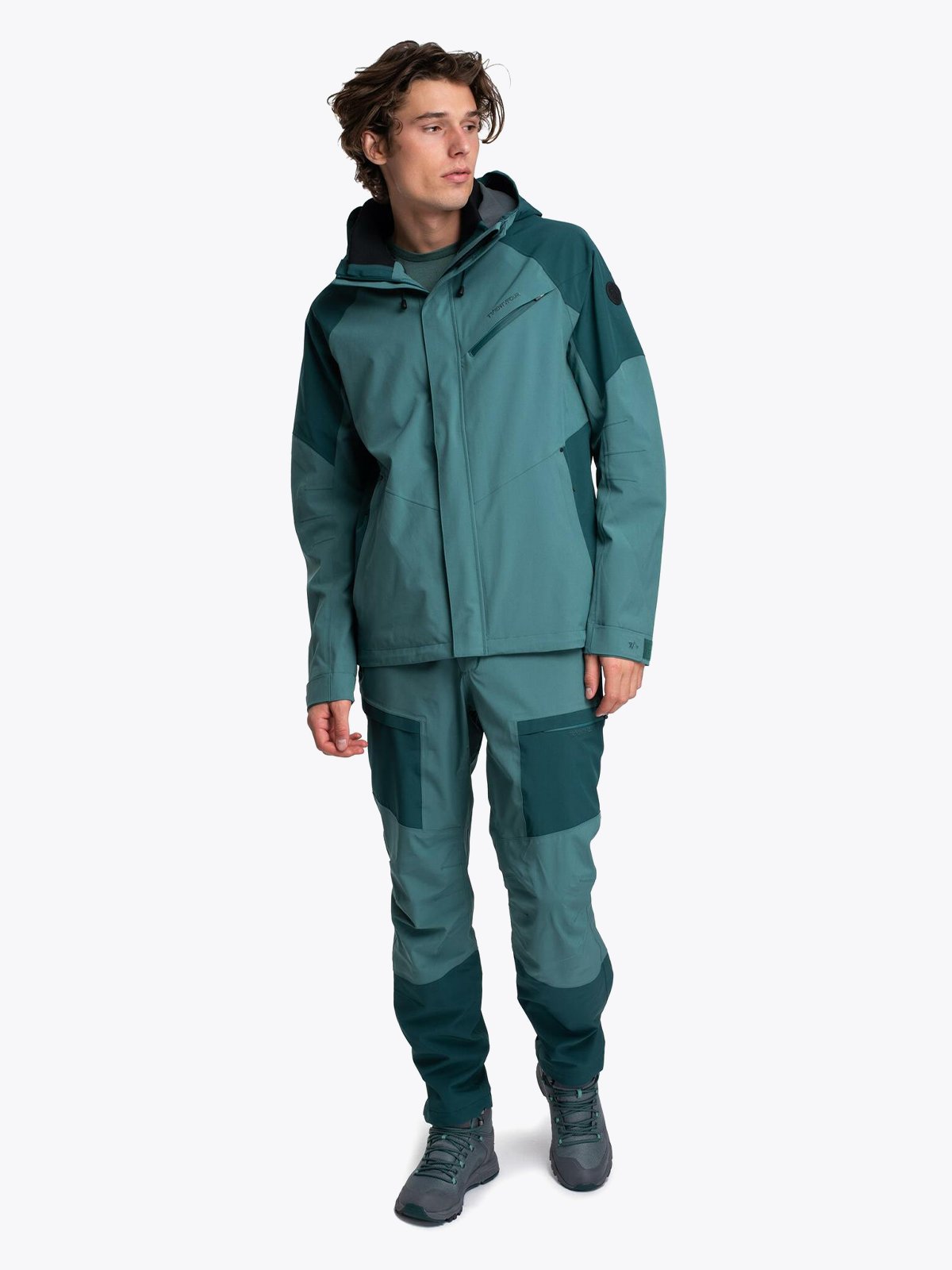 Twentyfour Flåm ST 2-Lags Jakke H Petrolgrønn