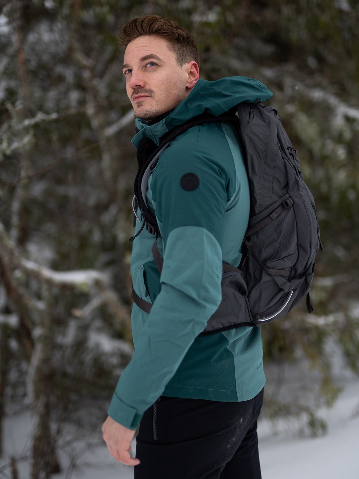 Twentyfour Flåm ST 2-Lags Jakke H Petrolgrønn