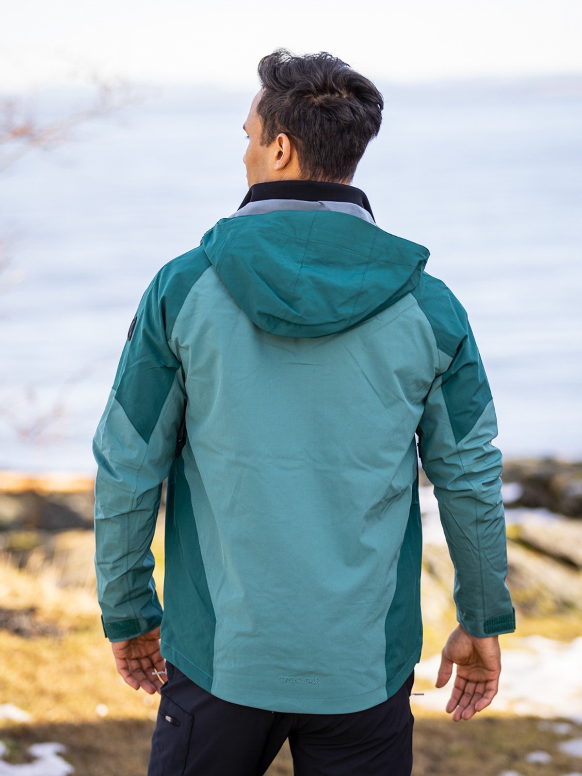 Twentyfour Flåm ST 2-Lags Jakke H Petrolgrønn