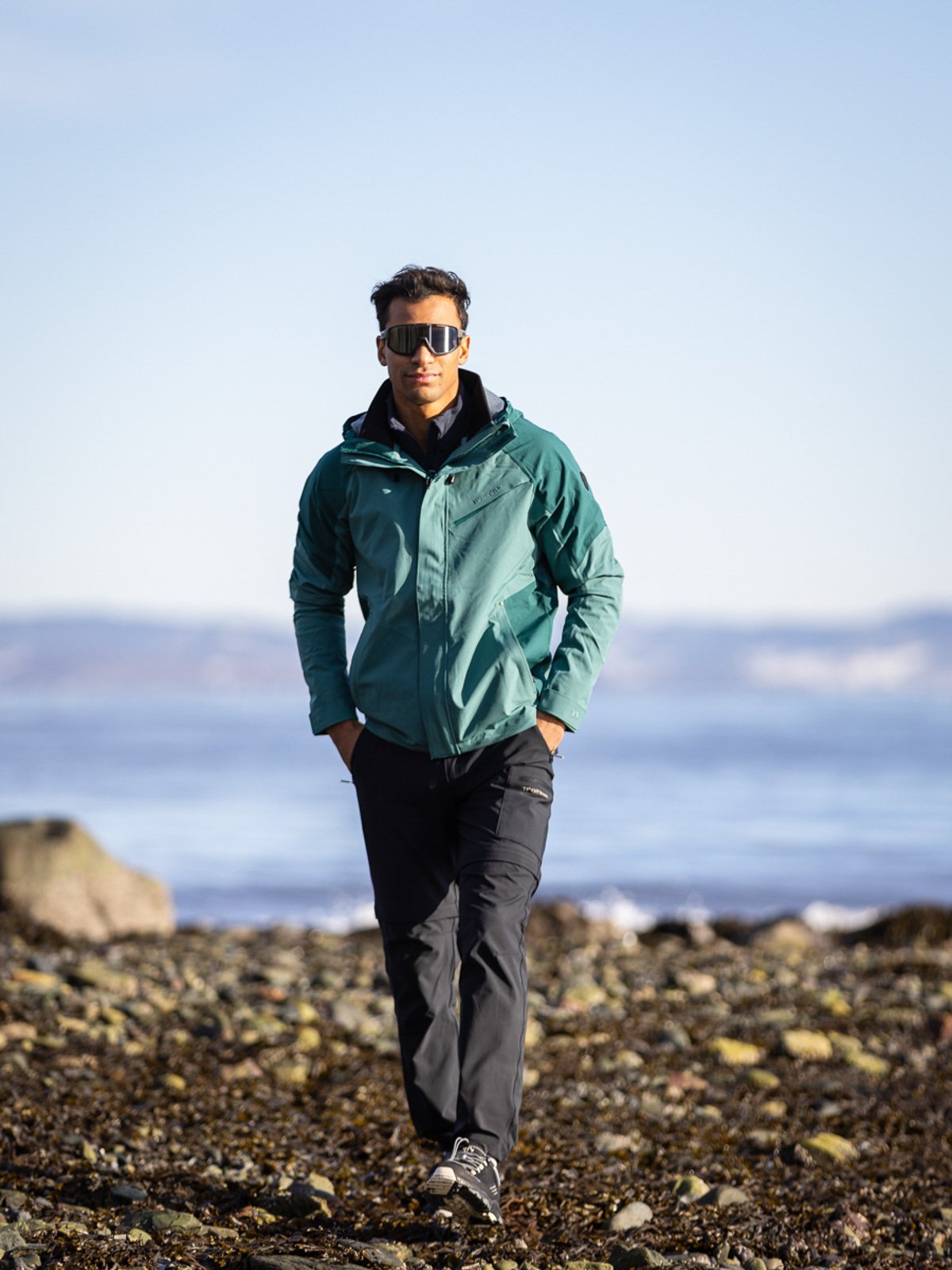 Twentyfour Flåm ST 2-Lags Jakke H Petrolgrønn