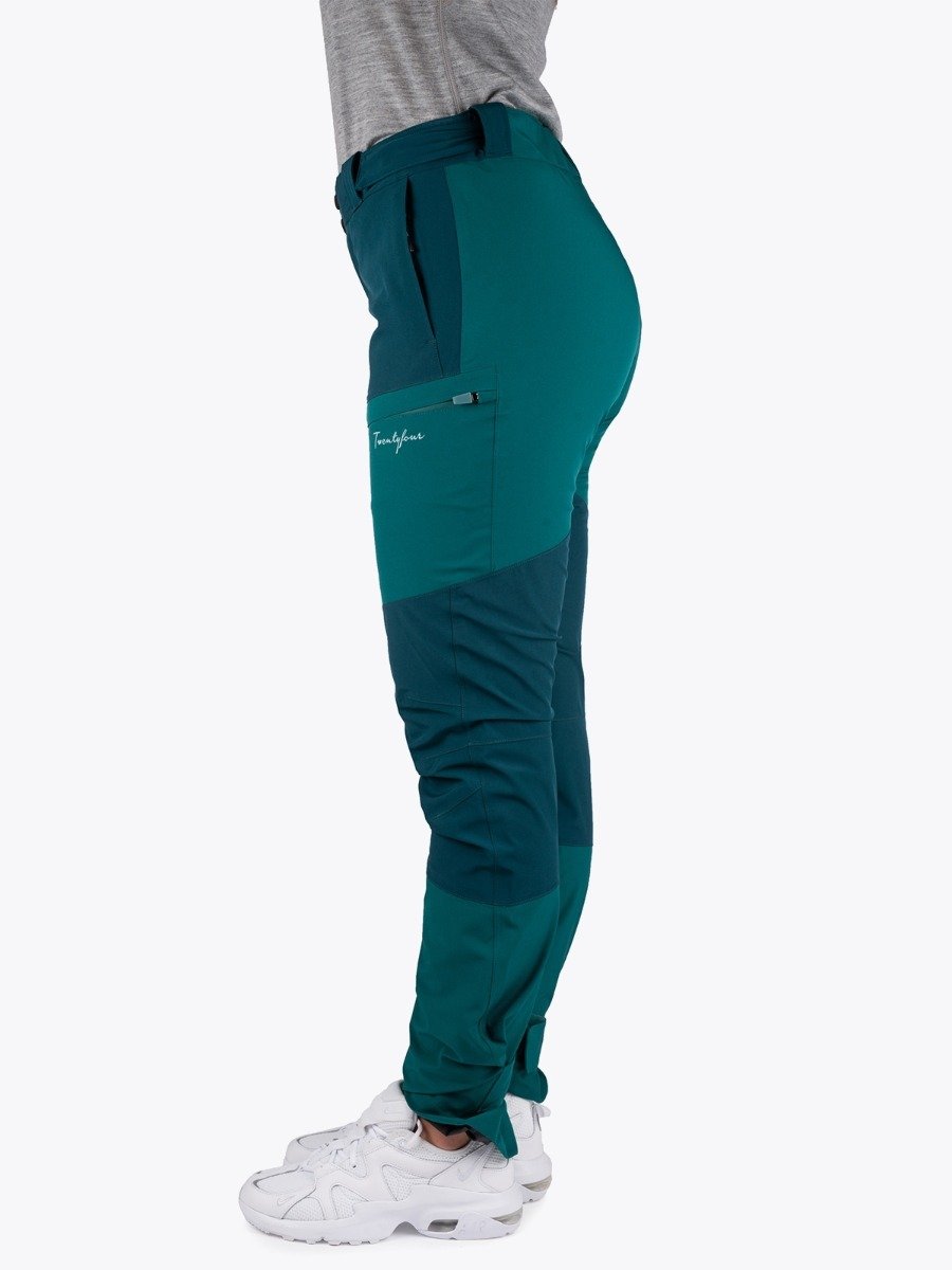 Twentyfour Flåm Stretch 2-lags bukse Mørk grønn