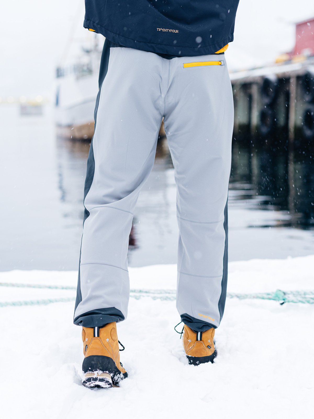 Twentyfour Flåm Light Softshell Bukse Grå