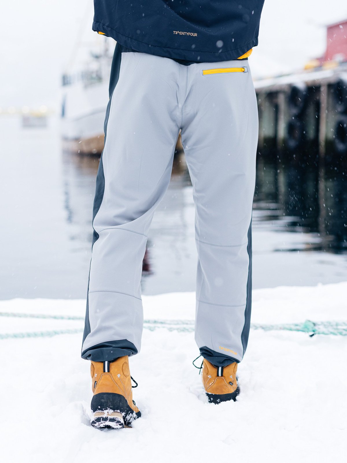 Twentyfour Flåm Light Softshell Bukse Grå