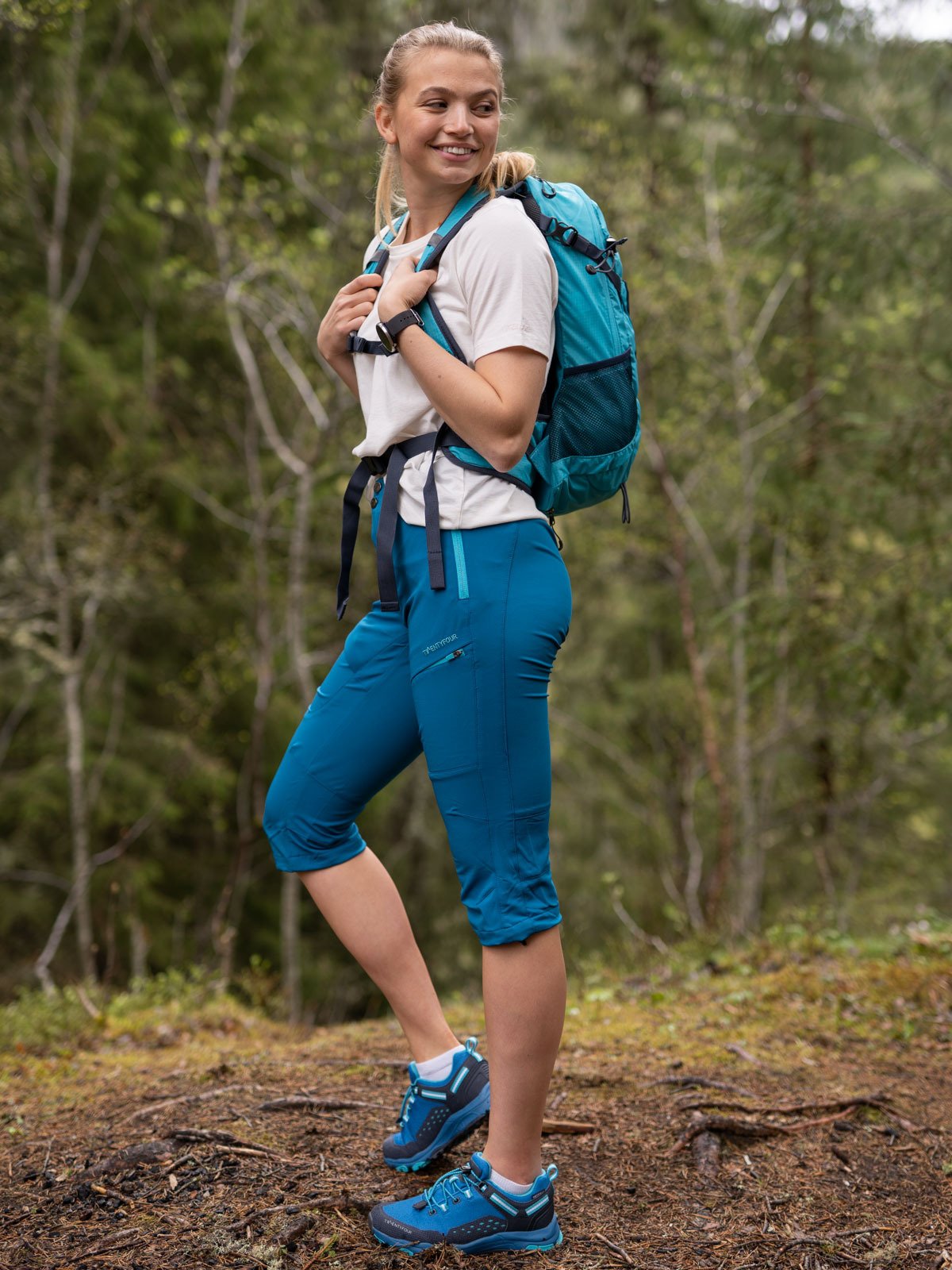 Twentyfour Flåm LS 3/4 Bukse Kongeblå