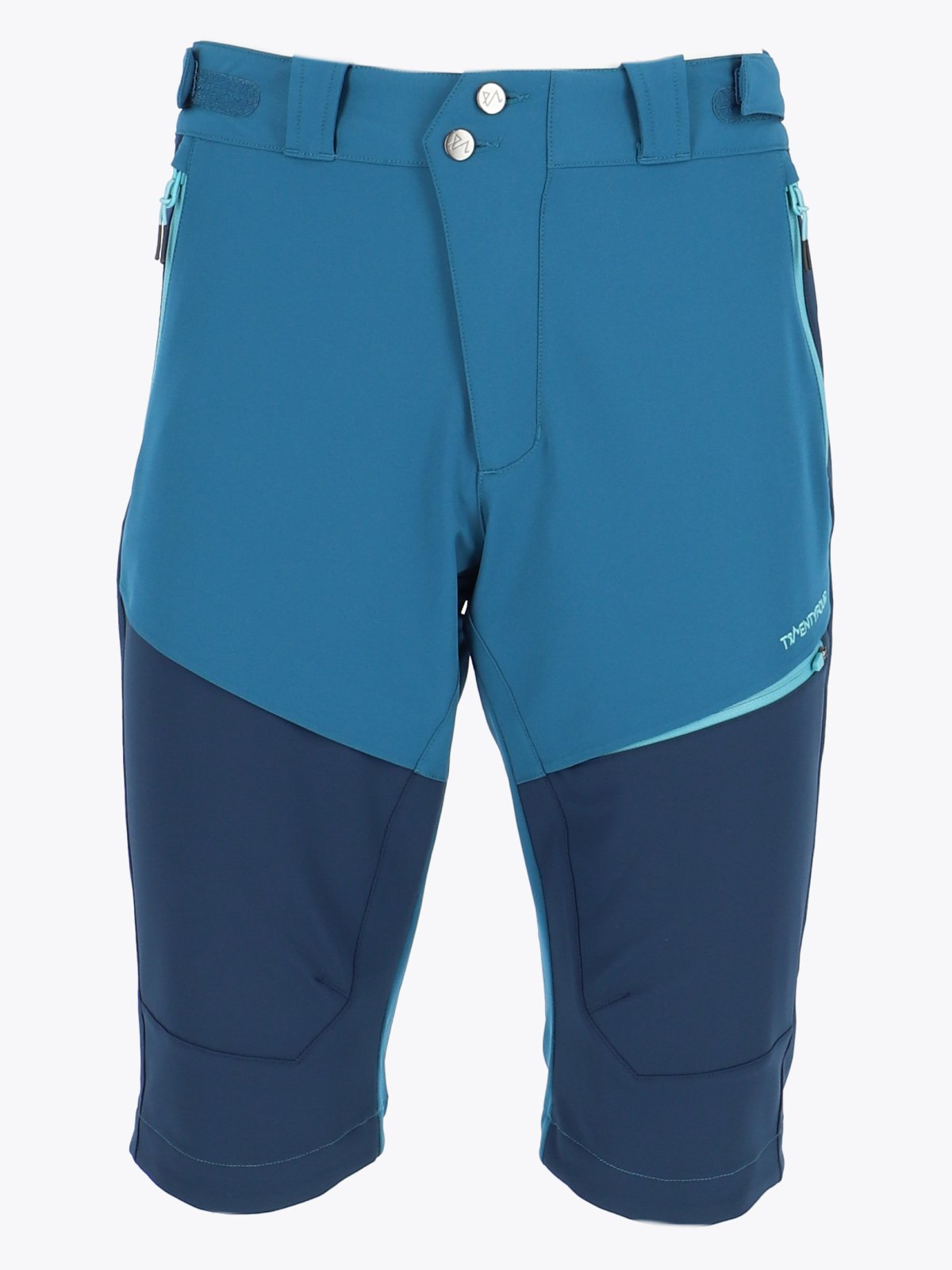 Twentyfour Flåm Light Softshell Lang Shorts H Petrolblå