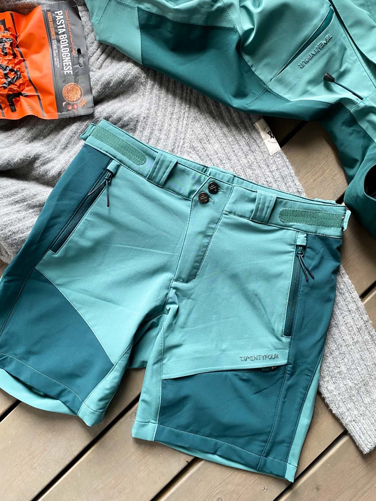 Twentyfour Flåm Light Softshell Shorts Sjøgrønn