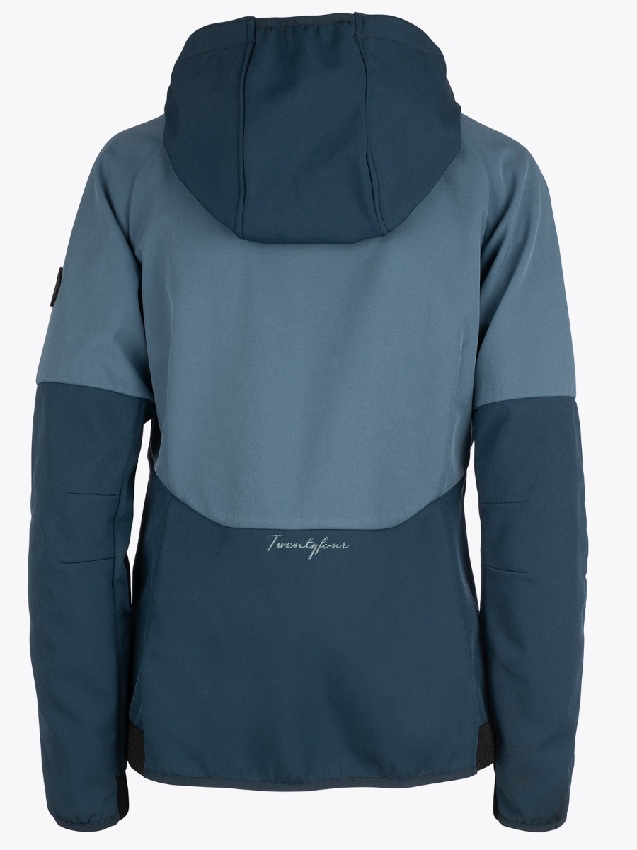 Twentyfour Flåm Softshell Jakke Denimblå