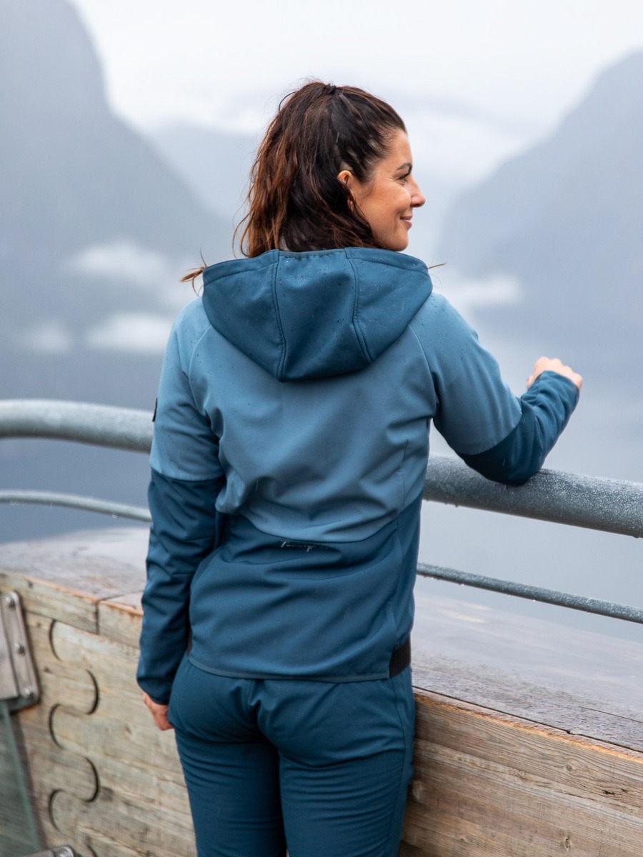 Twentyfour Flåm Softshell Jakke Denimblå