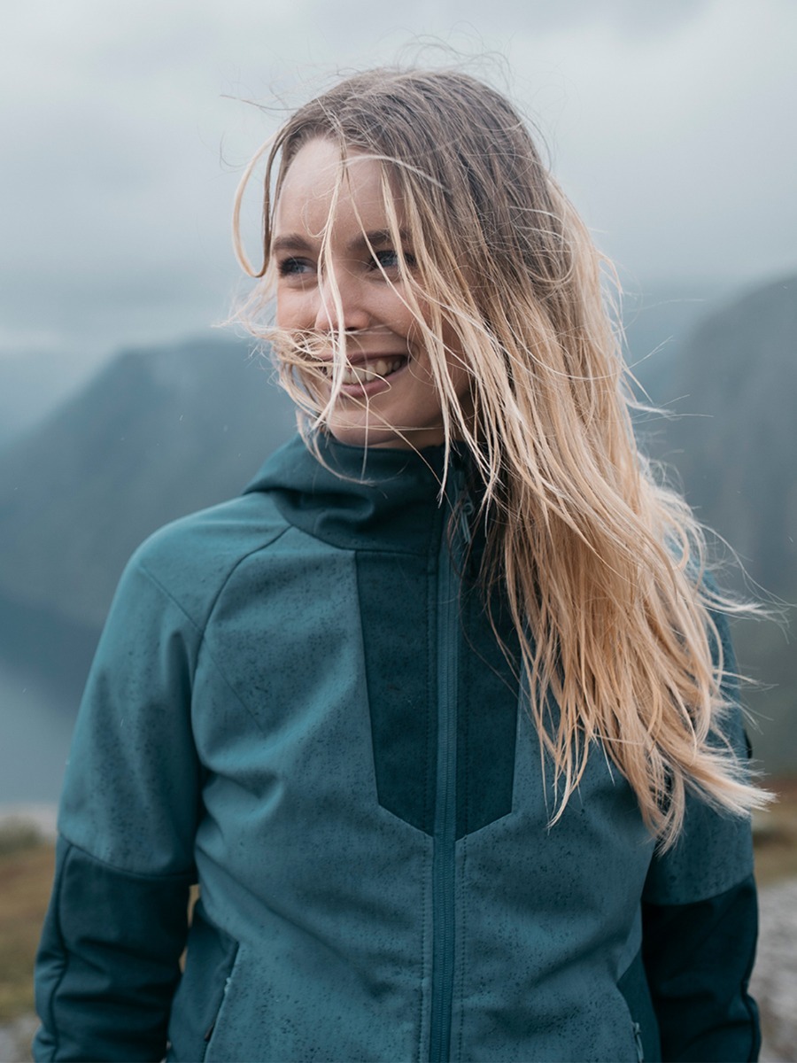 Twentyfour Flåm Softshell Jakke Denimblå