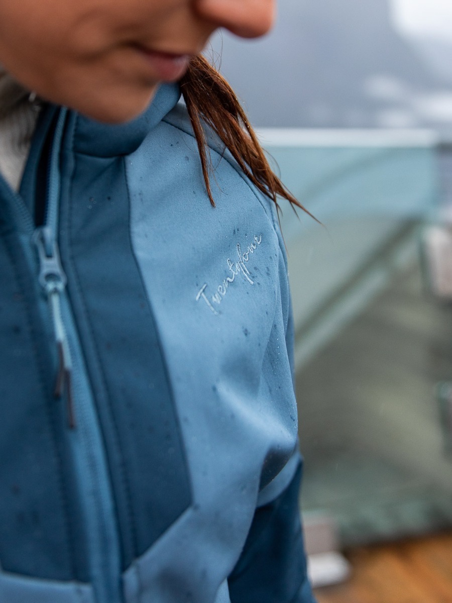 Twentyfour Flåm Softshell Jakke Denimblå