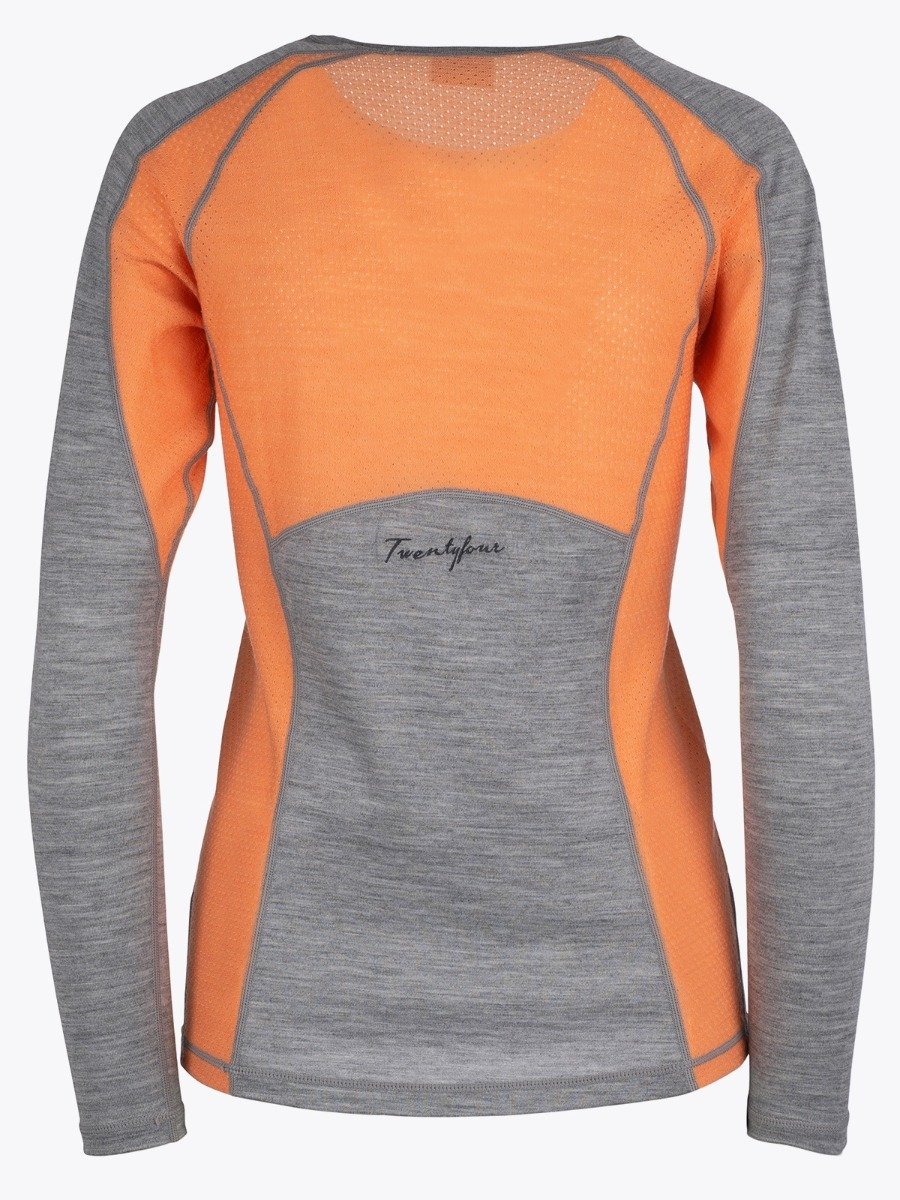 Twentyfour Flåm Lightwool LS Lys gråmelert